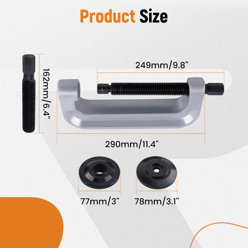 Ball Joint Press Kit Heavy Duty 4x4 U Joint Removal Tool Kit For Suv Pickup - Picture 9 of 12