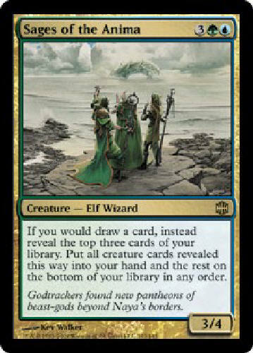 SAGES OF THE ANIMA FOIL X4 4 4X Alara Reborn MTG Magic Karten DJMagic - Bild 1 von 1