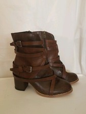 Boots women Vintage zipper boots