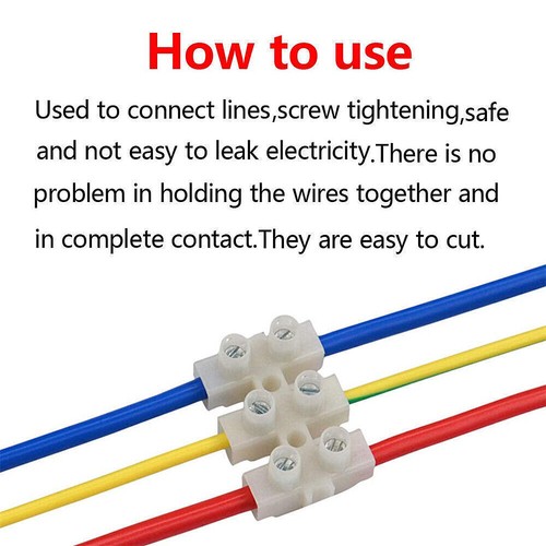 5-20PCS 12Way 3/6/10/15/30A Dual Row Terminal Strip Screw Terminal Barrier Block - Picture 3 of 8