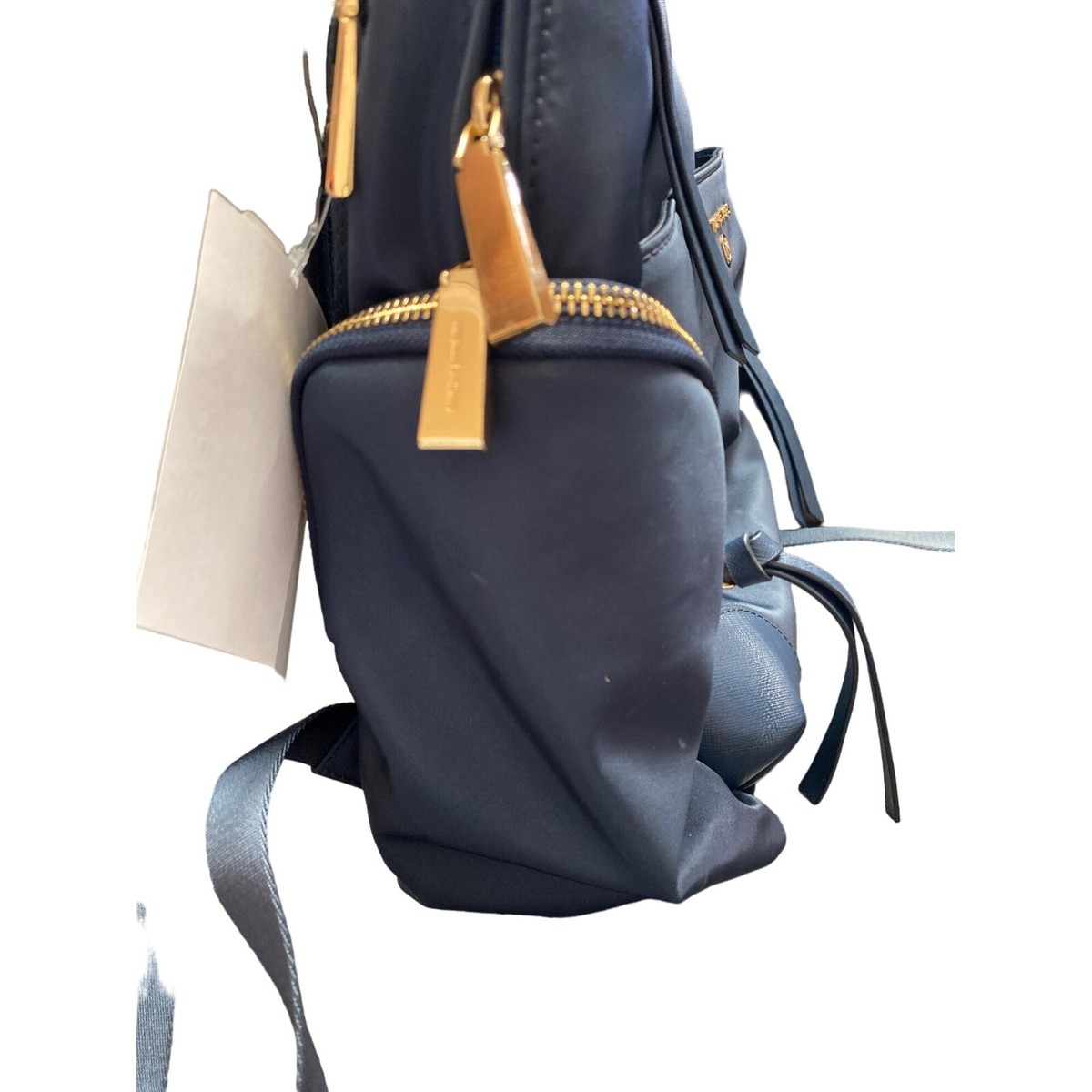 MICHAEL MICHAEL KORS Prescott Large Nylon Backpack Navy Pre-Owned MICHAEL MICHAEL KORS Prescott Large Nylon Backpack Navy Pre  main image 2