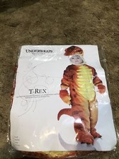 Underwraps Child Rust T-Rex Costume-XL 4-6