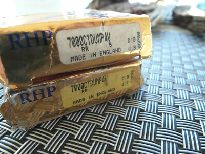 RHP 7000CTDUMP4V Super Precision Bearings P4 ABEC7 NOS Sealed - 10x26x8mm