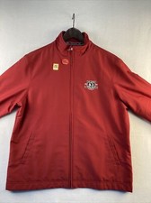 2010 US Open Championship Pebble Beach Women Size L Red Golf Jacket W/Pins