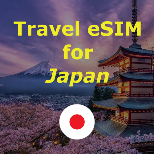 Japan Reise eSIM SIM Karte | 30 Tage | 5-15GB (L) | Einfache QR Code Aktivierung - Bild 1 von 5