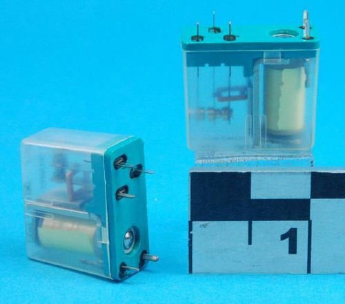 Lot of Ten (10) Deltrol Control Relay 410-1C, 24VDC, 5A, 23mA Coil, PCB Mount - Picture 3 of 4