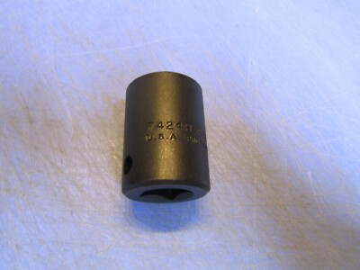 1   Proto Professional 3/4'' Impact Socket 7424H, ½  Drive, 6 Point.  NEW Made in
