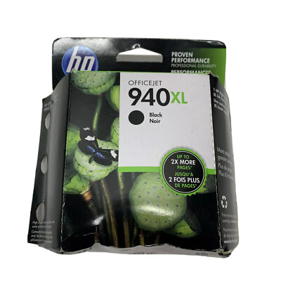 Genuine HP 940XL Black Ink New Sealed OfficeJet Pro 8000, 8500, 8500A