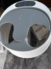 OFLEXISPA STEAM FOOT SPA BATH MASSAGER WITH ELECTRIC ROLLERS, 3 HEATING LEVELS A