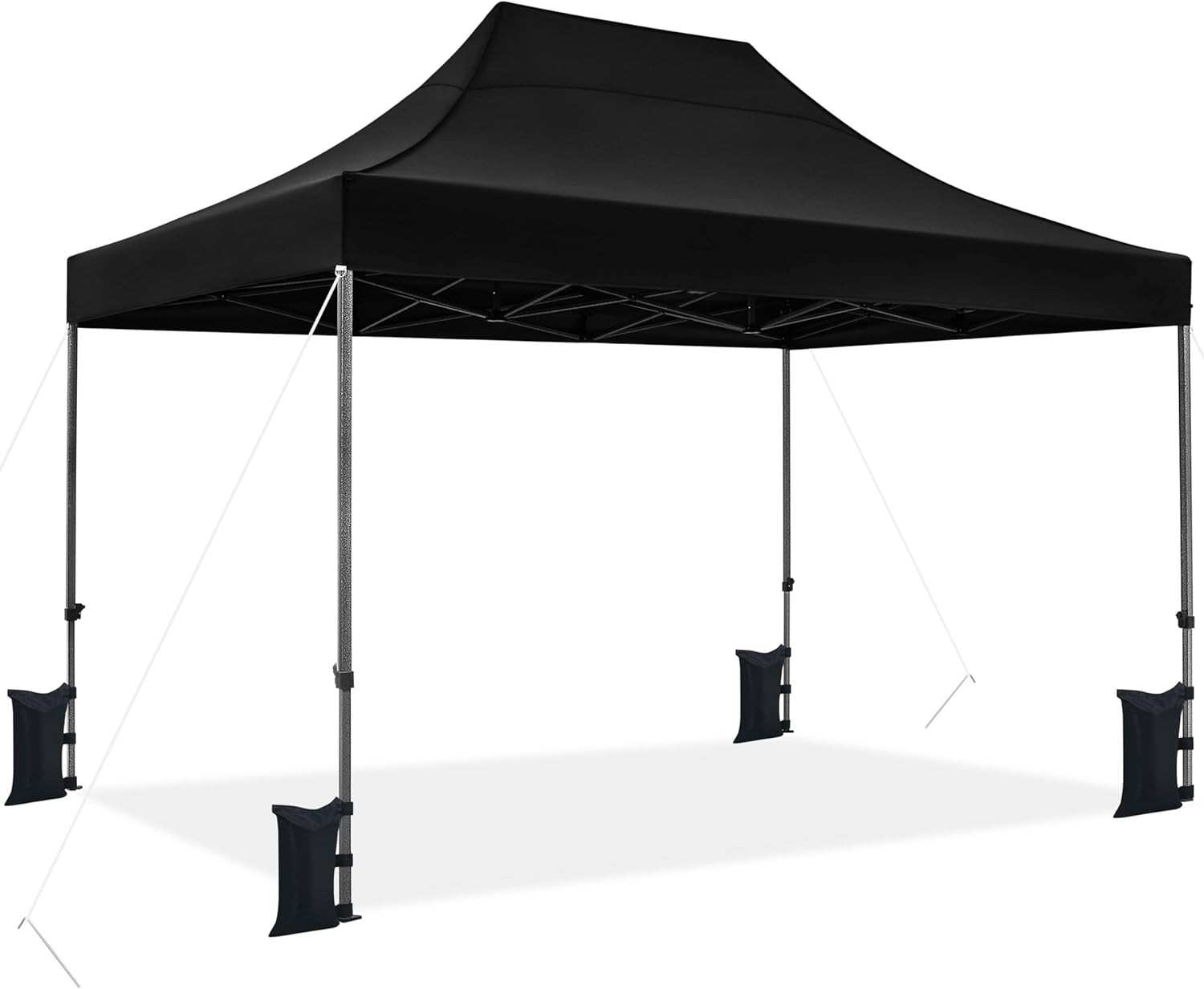 Tent With Wheeled Bag & Accessories, Black