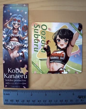 NEW AUTHENTIC Taiwan Capsule Cheer Up Cafe Hololive Kobo Subaru Coaster Card Set