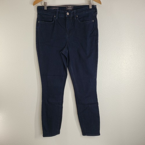 NYDJ for Chicos Damen Jeans dunkelblau Crop Denim Lift Tuck Skinny Größe 8 - Bild 2 von 8