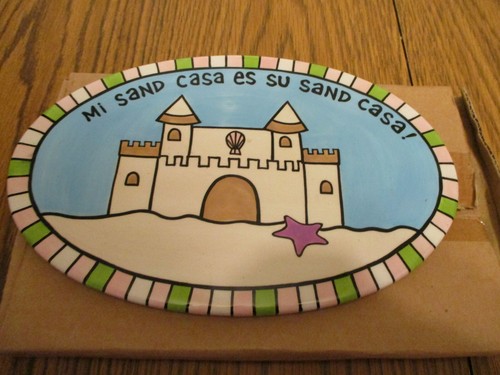 OUR NAME IS MUD LORRIE VEASEY MY SAND HOUSE IS YOUR SAND HOUSE (SPANISH) PLAQUE - Picture 2 of 6