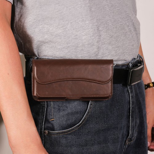Belt Clip Leather Card Pocket Holster Case For Samsung Galaxy A-series Phone - Picture 2 of 30