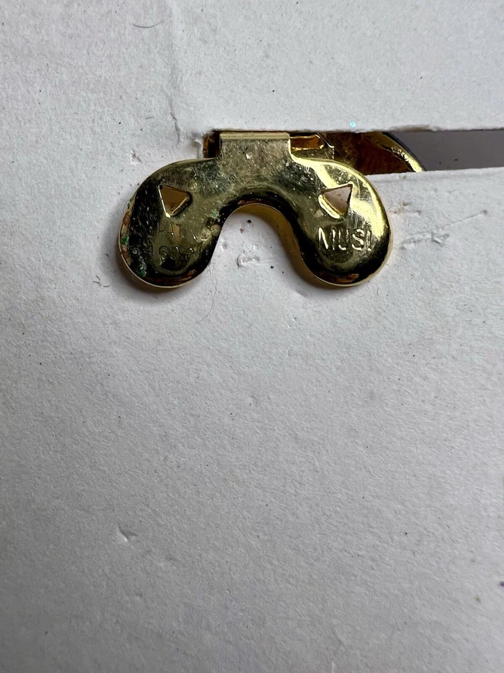 Musi Clips para Zapatos Negro Esmalte Glamour Accesorios Años 70 80 Mujer Joyería Nuevo 12A Foto 3 de 4