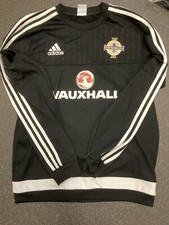 Northern ireland training top shirt jersey adidas size MEDIUM  vauxhall