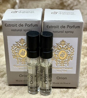 Tiziana Terenzi Orion Extrait De Parfum Boxed 2X Sample Spray 1.5ml / 0.05 oz