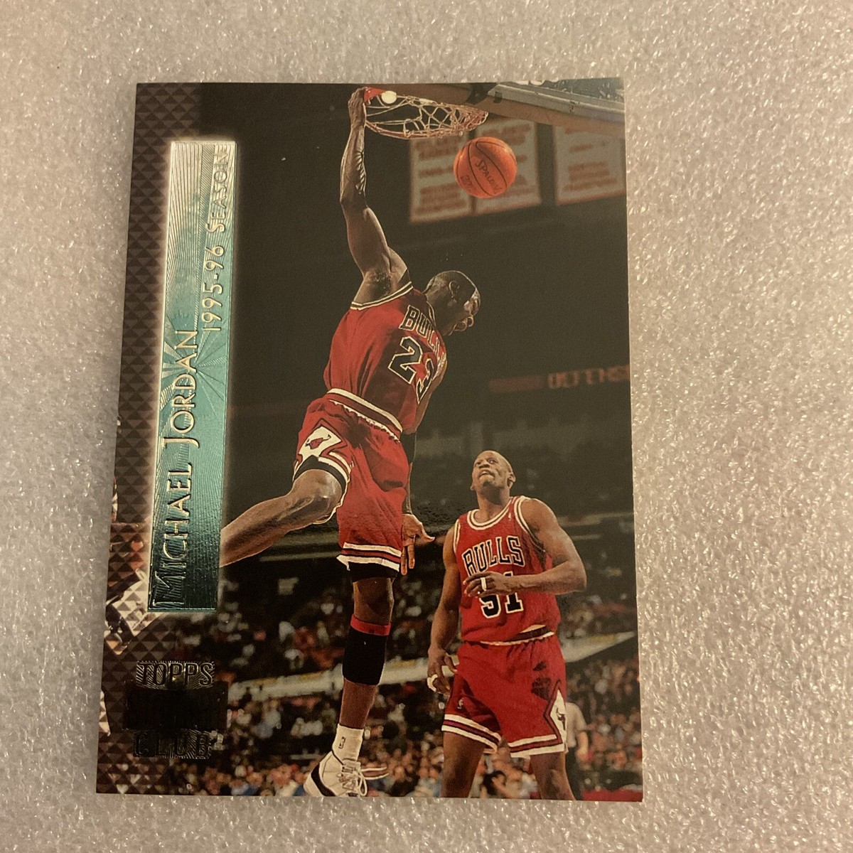 1996-97 Stadium Club Shining Moments #SM2 Michael Jordan Insert 