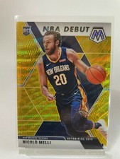 Nicolo Melli 2019-20 Panini Mosaic Tmall China NBA Debut Gold Wave Prizm RC #279