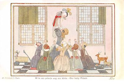 Illustrator - Nr. 61563 - H.W.Le Mair - Old Dutch Nursery Rhymes Hollandsche