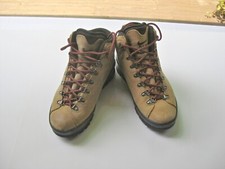 Vintage 90s Nike ACG Hiking Boots Brown Leather Size 9 Womens