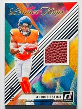 2024 Donruss Football Audric Estime Leather Kings Memorabilia /425 Broncos