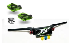 Fasst Flexx 14 Handlebars Green Pad Powermadd Sentinel Hand Guards Black ATV