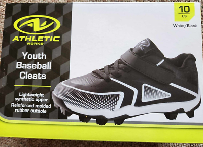 baseball cleats size 1 youth