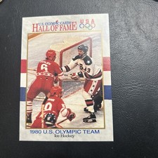Jb10a Us Olympic Hall Of Fame 1991 Impel #70 Usa Team Ice Hockey 1980