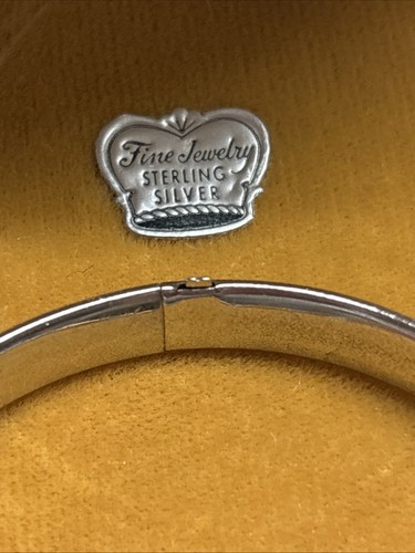 Vtg PRINCESS MARA By Marathon Sterling Silver Bangle Bracelet In Original Box - Picture 12 of 23