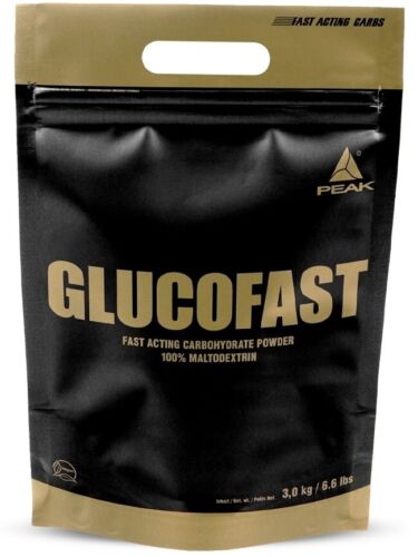 (7,93€/kg) Peak Glucofast 3000g Weight Mass Gainer Kohlenhydrate Carbs + Bonus - Bild 1 von 1