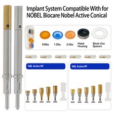 Dental Locator Attachment Abutments for Nobel NBL Active NP/RP AH 1/2/3/4/5.0mm