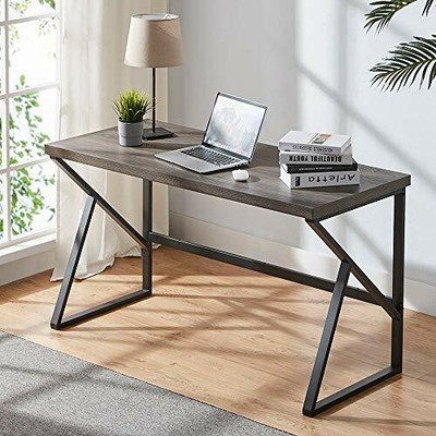 Hsh Rustic Computer Desk Metal And Wood Home Office Desk
