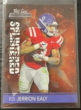 2021 Wild Card Alumination Collegiate Splintered Orange Jerrion Ealy Ole Miss
