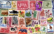 CONGO BELGE collections de 25 à 300 timbres différents oblitérés