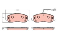 TRW GDB1910 Bremsbelagsatz, Scheibenbremse For Nissan Opel Renault Vauxhall