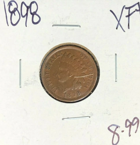 1898 INDIAN HEAD CENT ~ XF+ ~NICE COIN~