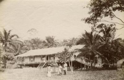 Mission house in Gabon early 1900s Old Photo