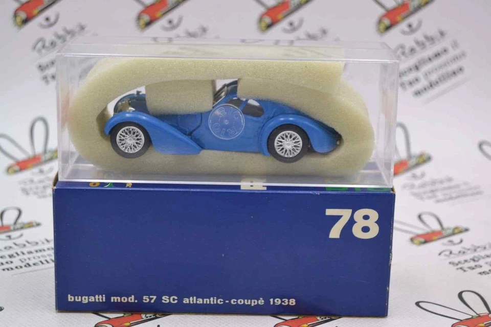 DIE CAST 1/43 " BUGATTI MOD.57 SC ATLANTIC - COUPE' - 1938 " N. 78 RIO - Immagine 2 di 3