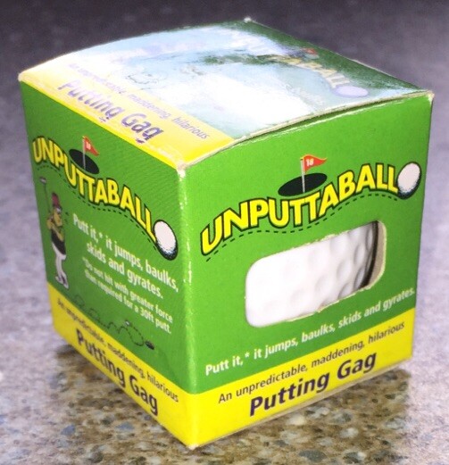 Vintage Toy Joke Shop Golfers Practical Joke Golf Ball Unputtaball eBay