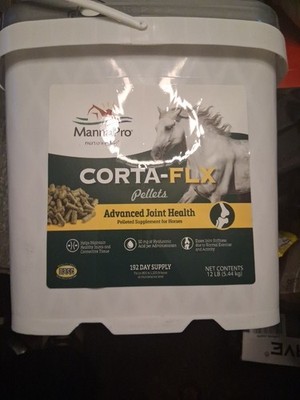 NEW SEALED Manna Pro  Corta-Flx  Pellets, 12 Pounds ADVANCE JOINT HEALTH 192 Day