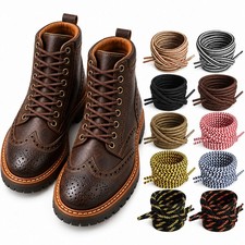 Cordones de Senderismo - Cordones de Zapatos Fuertes para Botas y Zapatos para Caminar 12 Colores 4mm