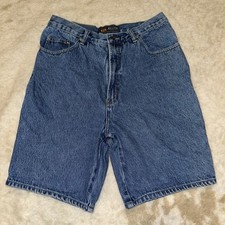 Vintage 90  s Y2K Route 66 Baggy Jean Shorts Men  s Size 32 Denim Relaxed Fit