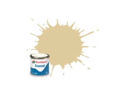 Humbrol 14ml Pale Stone Matt Enamel Paint HU121