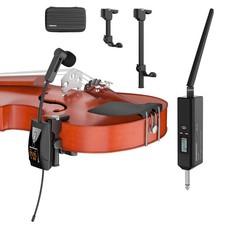 UHF Wireless Violin Cello Microphone System Violin Pickup Clip-on Instrument ...