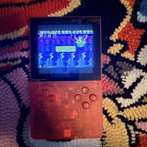 Analogue Pocket Limited Edition Console Transparent Red Tested Working ...