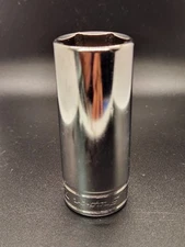 Snap-On Tools SFS281 SAE 7/8 6pt Deep 3/8 Drive Socket ~ GOOD USED CONDITION 