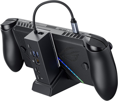 SiWiQU Stazione Di Ricarica 3-in-1 Per ROG Ally/Ally X – 100W PD, 2xUSB 3.0, Modalità Turbo 35W, Portatile - 5