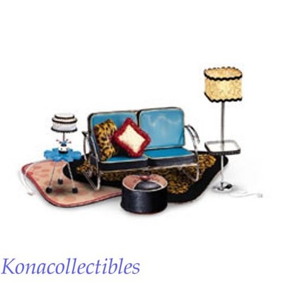 American Girl AG Minis Loft Apt Retro Furniture New in Plastic, No Lamps, No box