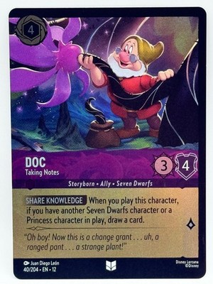 Doc - Taking Notes (Foil) 40/204 Cold Foil Uncommon Wilds Unknown NM